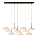 Hubbardton Forge - 131148-SKT-STND-86-GS0818 - Clouds 10-Light Pendant - Clouds - Modern Brass