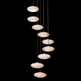 Hubbardton Forge - 131147-SKT-STND-10-GS0818 - Clouds 9-Light Pendant - Clouds - Black