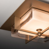 Hubbardton Forge - 126400-LED-84-ZM0827 - Axis Flush Mount - Axis - Soft Gold