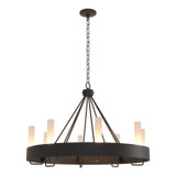 Hubbardton Forge - 105040-SKT-10-FD0611 - Banded Ring Chandelier - Banded - Black