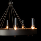 Hubbardton Forge - 105040-SKT-07-ZM0611 - Banded Ring Chandelier - Banded - Dark Smoke