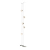 Hubbardton Forge - 289520-LED-STND-85-GG0668 - Abacus 5-Light Floor to Ceiling Plug-In LED Lamp - Abacus - Sterling