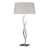 Hubbardton Forge - 272850-SKT-82-SE1815 - Facet Table Lamp - Facet - Vintage Platinum