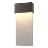 Hubbardton Forge - 302632-LED-14-78 - LED Outdoor Wall Sconce - Stratum - Coastal Oil Rubbed Bronze