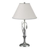 Hubbardton Forge - 266760-SKT-82-SF1555 - Forged Leaves and Vase Table Lamp - Leaf - Vintage Platinum
