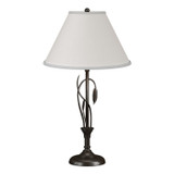 Hubbardton Forge - 266760-SKT-14-SF1555 - Forged Leaves and Vase Table Lamp - Leaf - Oil Rubbed Bronze