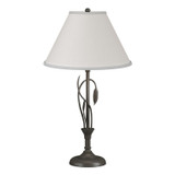 Hubbardton Forge - 266760-SKT-07-SF1555 - Forged Leaves and Vase Table Lamp - Leaf - Dark Smoke