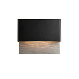 Hubbardton Forge - 302630-LED-80-78 - LED Outdoor Wall Sconce - Stratum - Coastal Black