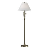 Hubbardton Forge - 246761-SKT-84-SF1755 - Forged Leaves and Vase Floor Lamp - Leaf - Soft Gold