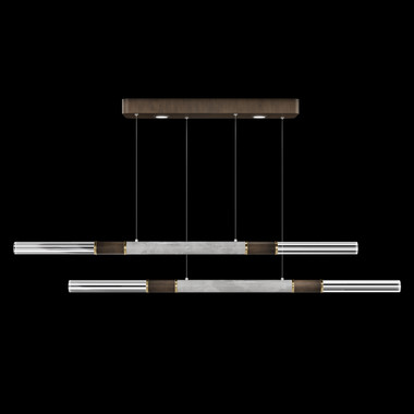 Fine Art Handcrafted Lighting - 100150-212 - LED Linear Pendant - Antonia - Bronze