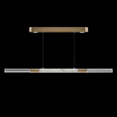 Fine Art Handcrafted Lighting - 100149-322 - LED Linear Pendant - Antonia - Gold Leaf