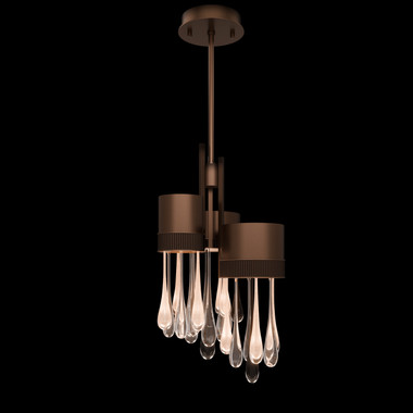 Fine Art Handcrafted Lighting - 100143-8 - LED Pendant - Rain - Copper