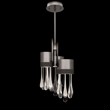 Fine Art Handcrafted Lighting - 100143-7 - LED Pendant - Rain - Silver