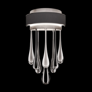 Fine Art Handcrafted Lighting - 100142-7 - LED Wall Sconce - Rain - Silver