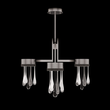 Fine Art Handcrafted Lighting - 100141-7 - LED Pendant - Rain - Silver
