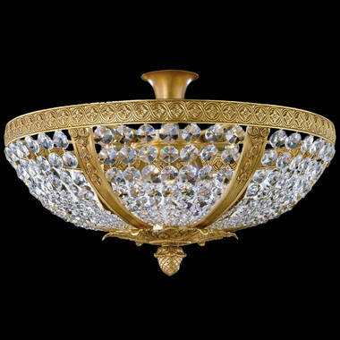 Fine Art Handcrafted Lighting - 19602-1-55 - LED Flush Mount - Mariner Luxury - French Gold