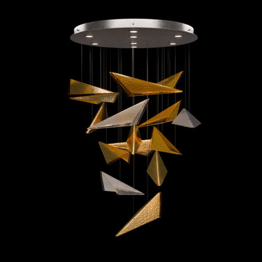 Fine Art Handcrafted Lighting - 100120-46 - LED Pendant - Volo - Silver