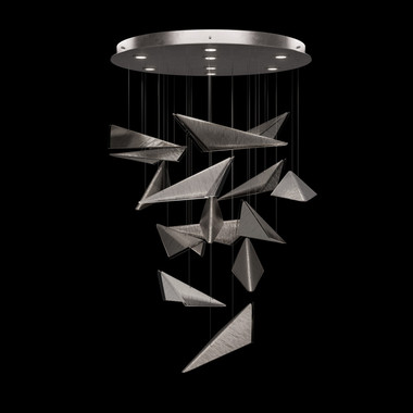 Fine Art Handcrafted Lighting - 100120-42 - LED Pendant - Volo - Silver