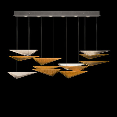 Fine Art Handcrafted Lighting - 100118-43 - LED Pendant - Volo - Silver