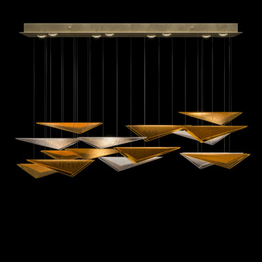 Fine Art Handcrafted Lighting - 100117-53 - LED Pendant - Volo - Soft Gold