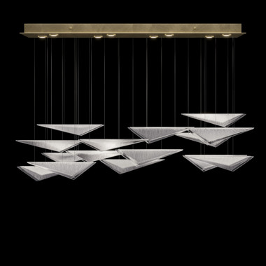 Fine Art Handcrafted Lighting - 100117-51 - LED Pendant - Volo - Soft Gold