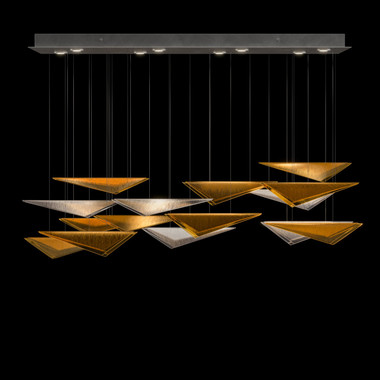Fine Art Handcrafted Lighting - 100117-43 - LED Pendant - Volo - Silver