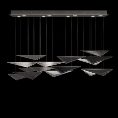Fine Art Handcrafted Lighting - 100117-42 - LED Pendant - Volo - Silver