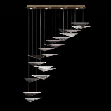 Fine Art Handcrafted Lighting - 100116-52 - LED Pendant - Volo - Soft Gold