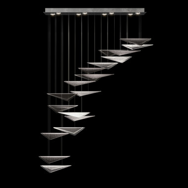 Fine Art Handcrafted Lighting - 100116-42 - LED Pendant - Volo - Silver