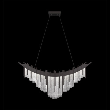 Fine Art Handcrafted Lighting - 100076-61 - LED Pendant - Arpeggio - Midnight Steel
