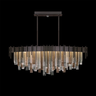 Fine Art Handcrafted Lighting - 100075-62 - LED Pendant - Arpeggio - Midnight Steel