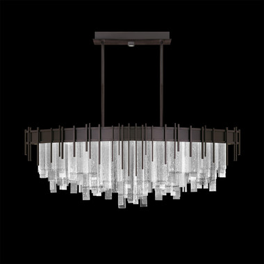 Fine Art Handcrafted Lighting - 100075-61 - LED Pendant - Arpeggio - Midnight Steel