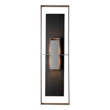 Hubbardton Forge - 302609-SKT-78-SL-ZM0736 - Two Light Outdoor Wall Sconce - Shadow Box - Coastal Burnished Steel