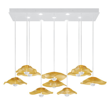 Fine Art Handcrafted Lighting - 100062-62 - LED Pendant - Embark - White