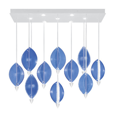Fine Art Handcrafted Lighting - 100056-61 - LED Pendant - Embark - White