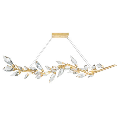 Fine Art Handcrafted Lighting - 902440-2ST - Seven Light Pendant - Foret - Gold
