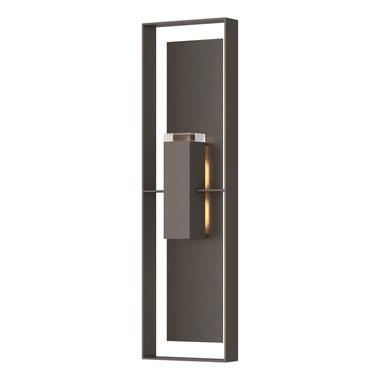 Hubbardton Forge - 302608-SKT-77-14-ZM0736 - Two Light Outdoor Wall Sconce - Shadow Box - Coastal Dark Smoke