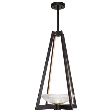 Fine Art Handcrafted Lighting - 896040-3ST - LED Pendant - Delphi - Black