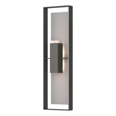 Hubbardton Forge - 302608-SKT-20-78-ZM0736 - Two Light Outdoor Wall Sconce - Shadow Box - Coastal Natural Iron