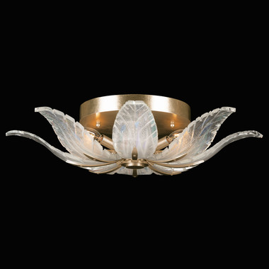 Fine Art Handcrafted Lighting - 894140-2ST - Four Light Semi-Flush Mount - Plume - Gold