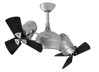 Matthews Fan Company - DGLK-BN-WDBK - Ceiling Fan - Dagny - LK - Brushed Nickel