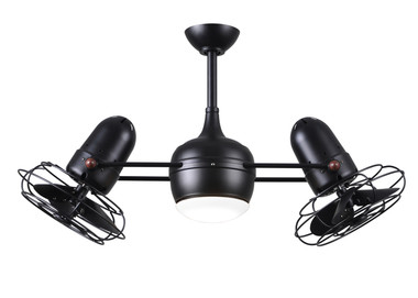 Matthews Fan Company - DGLK-BK-MTL - Ceiling Fan - Dagny - LK - Matte Black