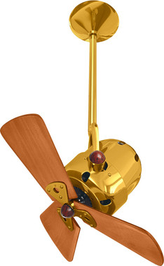 Matthews Fan Company - BD-GOLD-WD - 16"Ceiling Fan - Bianca Direcional - Ouro