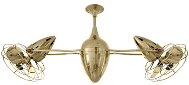 Matthews Fan Company - AR-PB-MTL - Ceiling Fan - Ar Ruthiane - Polished Brass
