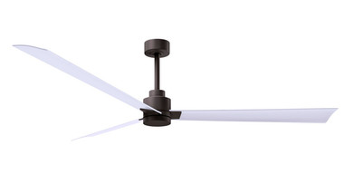 Matthews Fan Company - AK-TB-MWH-72 - 72" Ceiling Fan - Alessandra - Textured Bronze