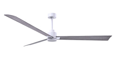 Matthews Fan Company - AK-MWH-BW-72 - 72" Ceiling Fan - Alessandra - Matte White