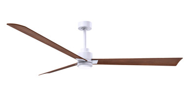 Matthews Fan Company - AKLK-MWH-WN-72 - 72" Ceiling Fan - Alessandra - LK - Matte White