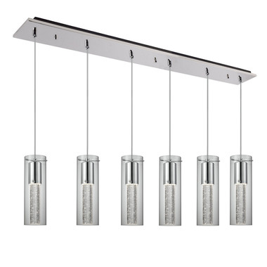 Kuzco Lighting - MP4401CH-06 - LED Pendant - Champagne - Chrome