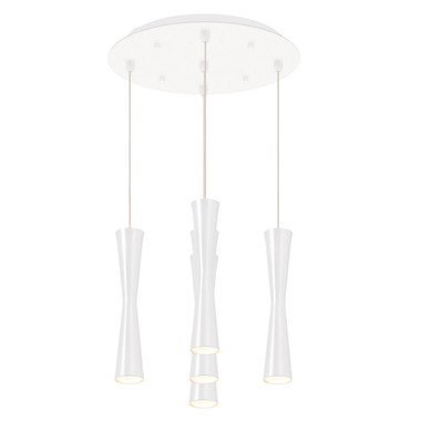 Kuzco Lighting - MP42502WH-05 - LED Pendant - Robson - White