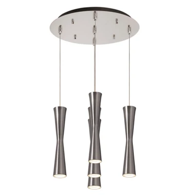 Kuzco Lighting - MP42502BN-05 - LED Pendant - Robson - Brushed Nickel